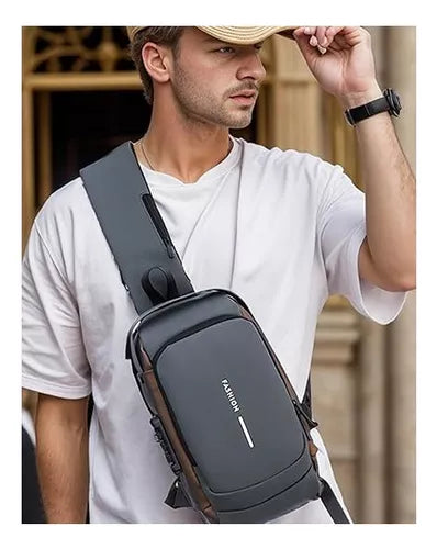 Bolso Antirrobo Impermeable y Carga USB – ¡Lleva tus cosas con tranquilidad! 🎒🔒