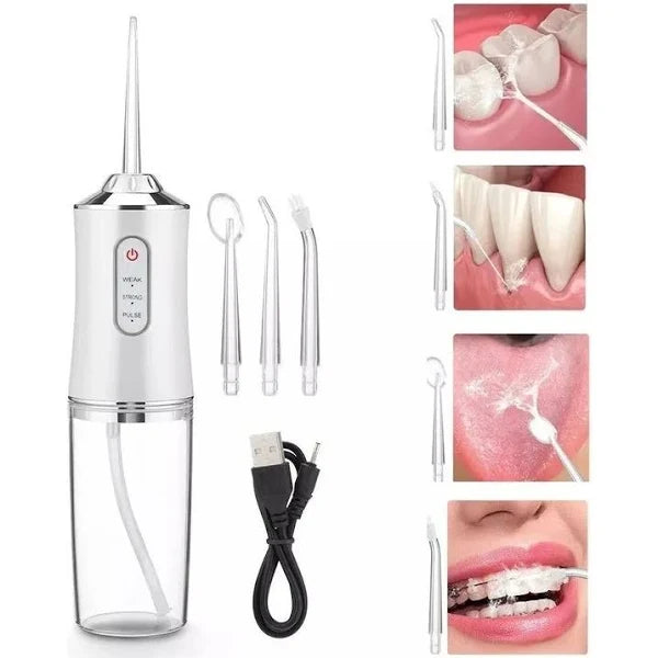 Irrigador Dental Portátil – ¡Limpieza Profesional en Casa! 🦷